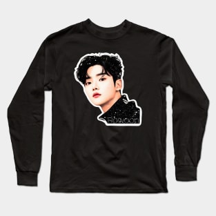 Rowoon SF9 로운 - snow sticker - fan art Long Sleeve T-Shirt